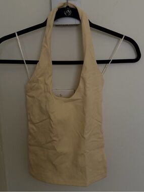 Zara Cream Halter Tote Bag - Unbranded